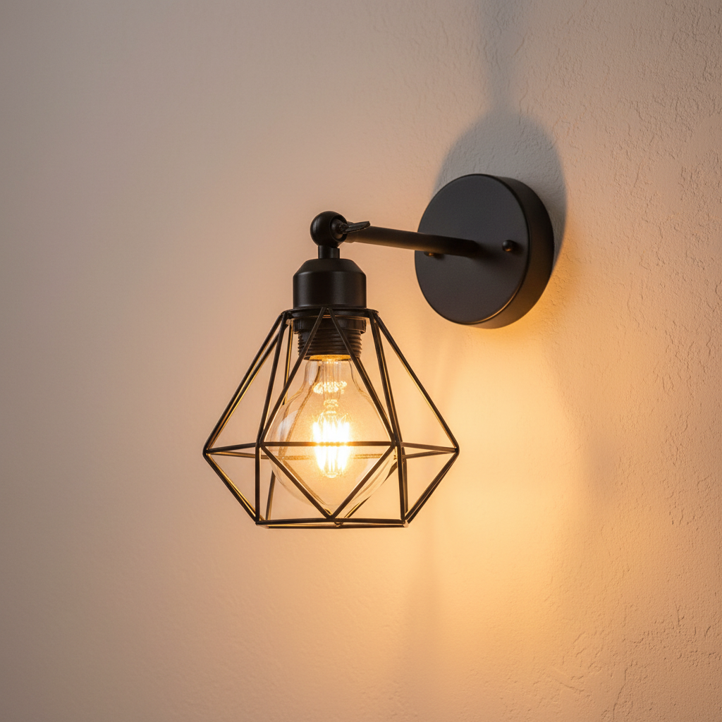 Diamond Cage Wall Sconce