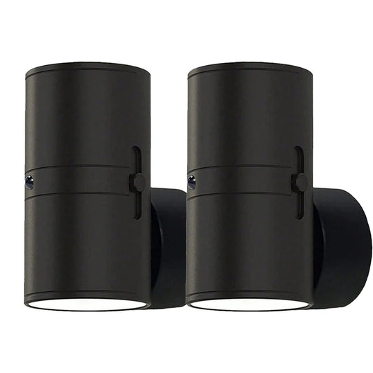 Cylindrical Night Lights Plug into Wall Dimmable LED Nightlight with Light Sensor Adjustable Brightness for Hallway Bedroom
