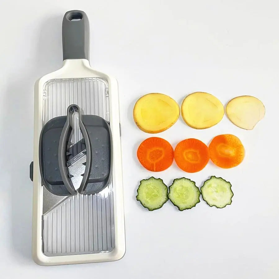 Multifunctional Vegetable Chopper, 1 Count Adjustable Stainless Steel Blade Vegetable Cutter, Fruit & Vegetable Slicer, Kitchen Utensil and Gadget, Vegetable Cutting Slicer, Kitchen Gadgets #GLOBAL PICKS